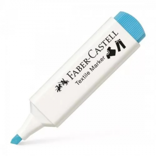 Faber Castell - Textile Fabric Marker - Blue