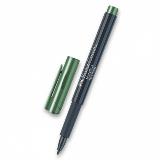 فابر كاستل - قلم ميتاليك - أخضر غامق