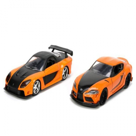 JADA | Fast and Furious 2nd Pack 1:32 Mazda RX-7 and Toyota GR Supra