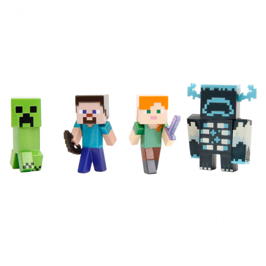 JADA | Minecraft 4 Pack 2.5 Inch Figures