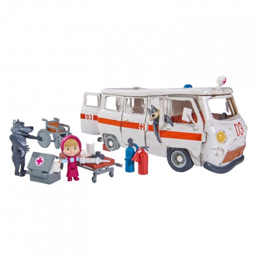 Simba | Masha And The Bear Ambulance Playset