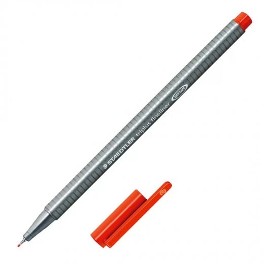 ستيدلر - قلم تحديد فاينلاينر - أحمر