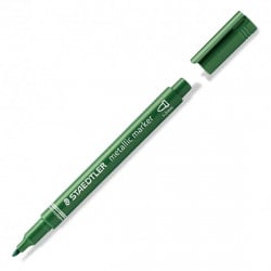 ستيدلر - قلم تحديد ميتاليك - أخضر