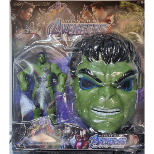 K Toys | Infinity War Avengers Figure With Mask | Hulk