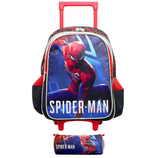 Simba | Spiderman Games Trolley 41cm + Pencil Case