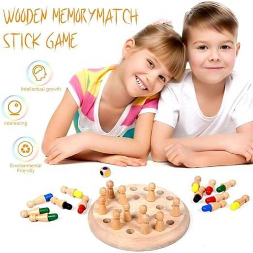 K Toys | Wooden Memory Chess Board Game