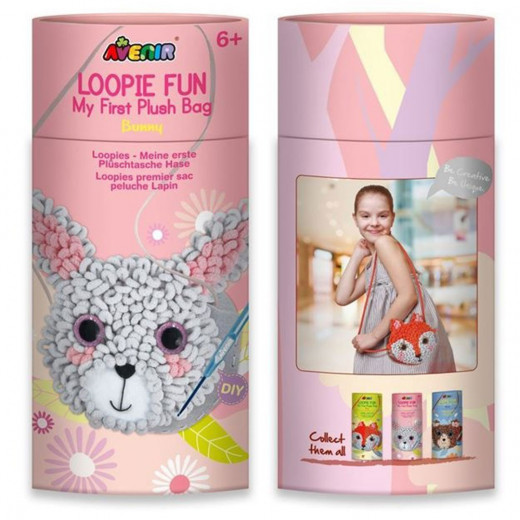 AVENIR - Loopie Fun My First Plush Bag Bunny
