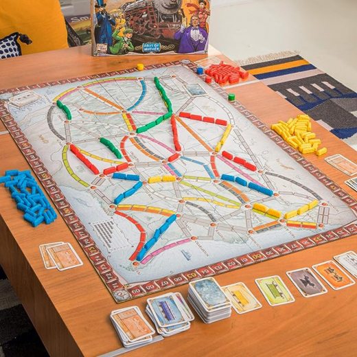 K Toys | Ticket to Ride Board Game - A Cross-Country Train Adventure for Friends and Family!
