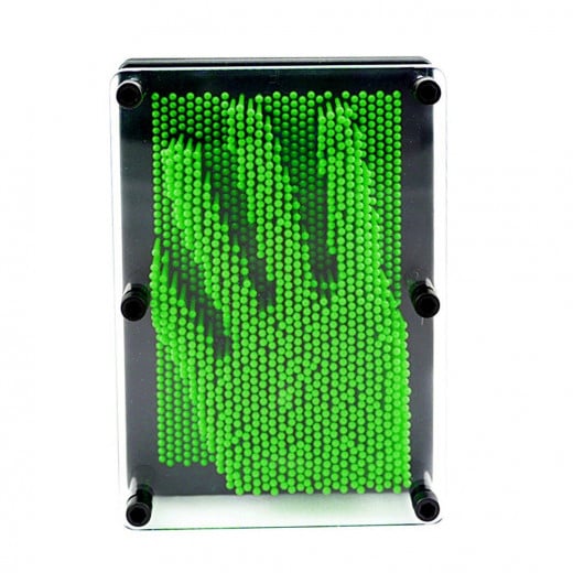 كاي تويز - لعبة استنساخ شكل اليد على قاعدة دبابيس بلاستيكية ثلاثية الأبعاد - أخضر