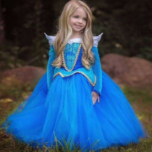 K Costumes | Princess Party Girls Costume Dress - Blue