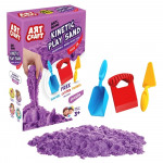 Art Craft | Kinetic Play Sand with Accessories | Purple | 1 kg
