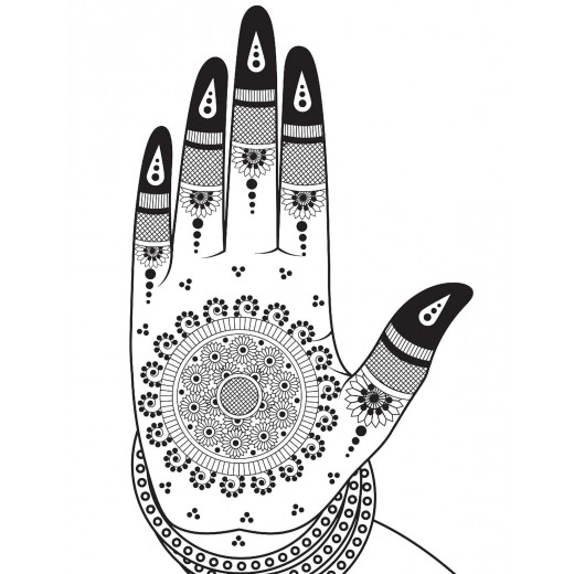 Dreamland Mehandi Coloring Book for Adults