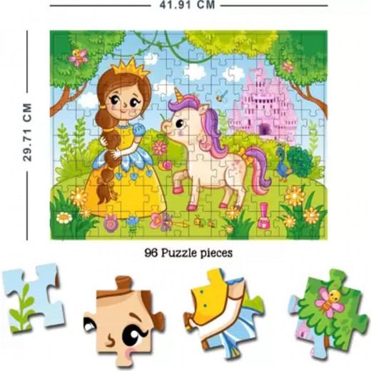 Dreamland little princess jigsaw puzzle for kids 96 pcs
