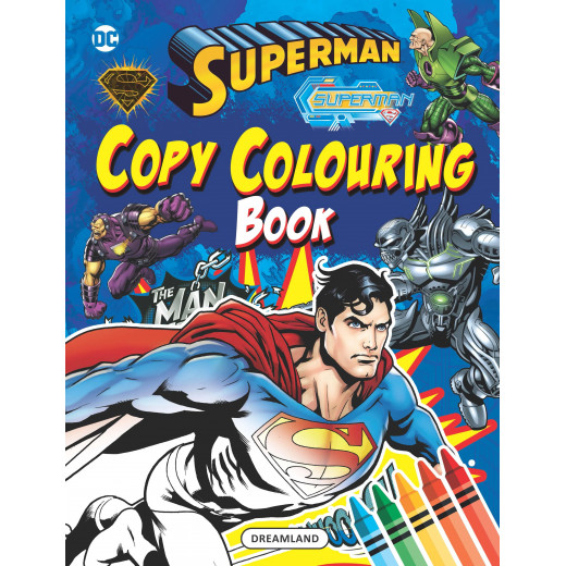 Dreamland Superman Copy Coloring Book