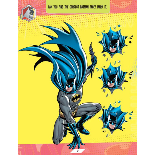 كتاب باتمان للأنشطة والتلوين من دريم لاند