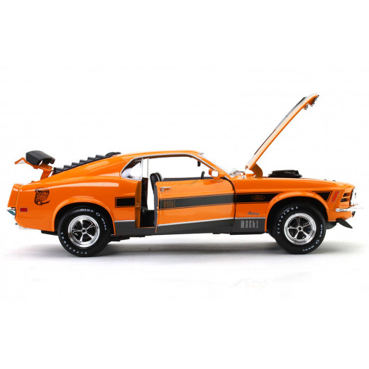 Maisto Ford Mustang Mach 1, Scale 1:18, Orange Color