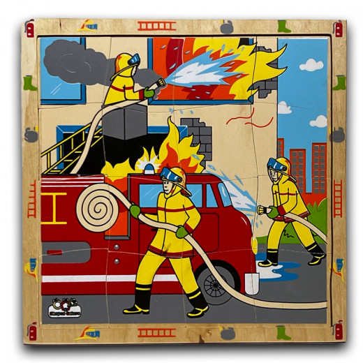 Professions: Firefighter puzzle game