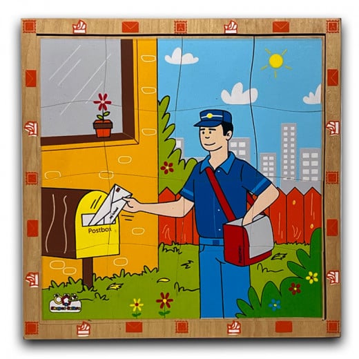 Professions: Postman puzzle game
