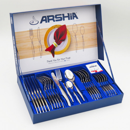 Arshia Cutlery Set, 24 Pieces
