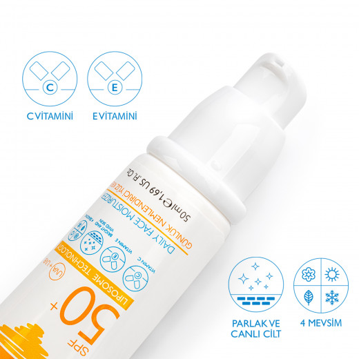 Thalia Liposome Technology Daily Moisturizing Sun Face Cream SPF50+ 50ml