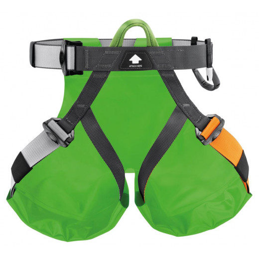 CANYON CLUB Easy-to-use harness with integrated protective seat for canyoning
