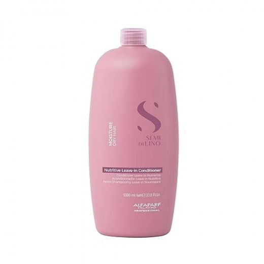 Alfaparf Milano Semi Di Lino Moisture Nutritive Leave-in Sulfate Free Conditioner for Dry Hair - SLS, Paraben and Paraffin Free - Safe on Color Treated Hair 1000ML