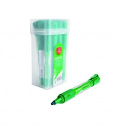 قلم اللوح الابيض لون اخضر (12 قلم) من فيرتكس