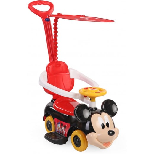 Disney Mickey Push Car With Hand And Umbrella