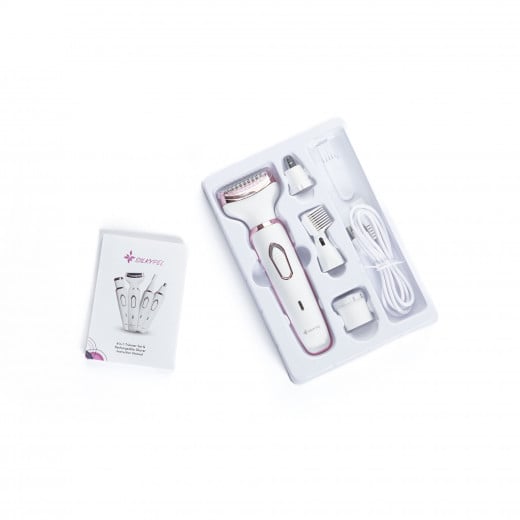 Silkypel 4 in 1 Shaver and Trimmer Set
