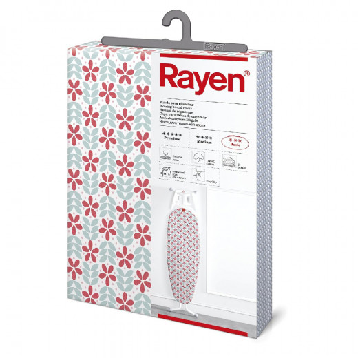 Rayen 6155.18 Ironing Board Cover with EasyClip System, 2 Layers