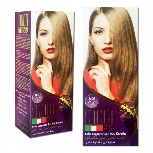 Moda Hair Color - No. 8.01 Light Matte Blond