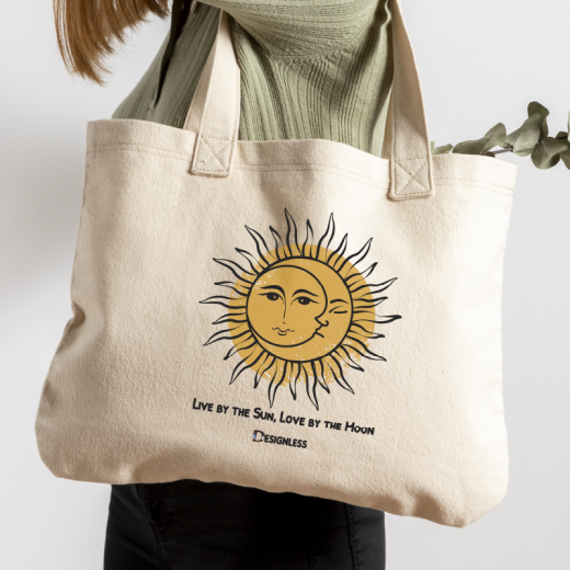 Sun & moon Tote Bag