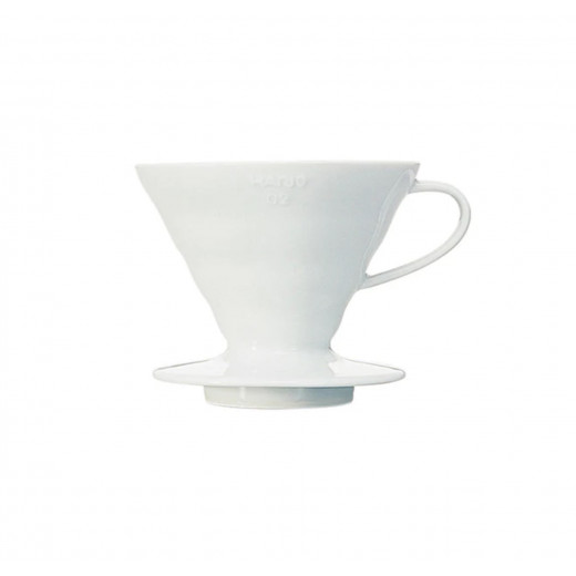 HARIO V60 Ceramic Coffee Dripper White 02