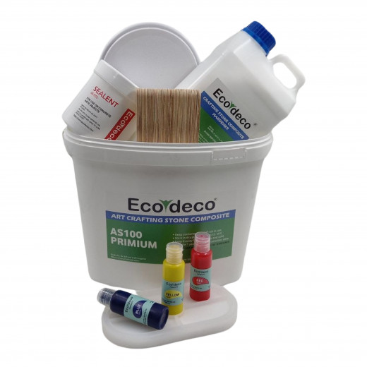 Ecodeco package for teaching concrete art