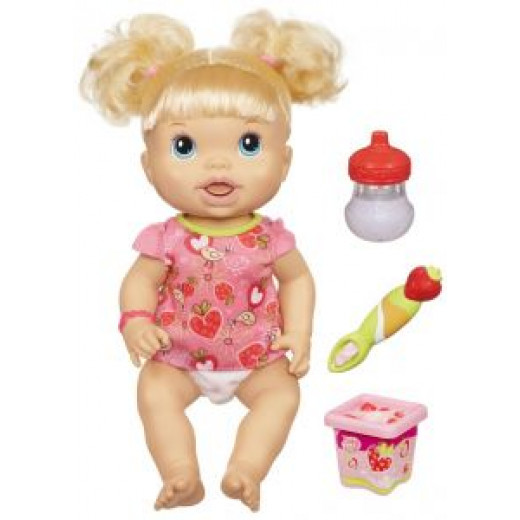 Baby Alive - Baby All Gone - Feed with Milk Yoghurt Spoon Included